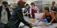 Congresswoman Pelosi at St. Anthony's Dining Room