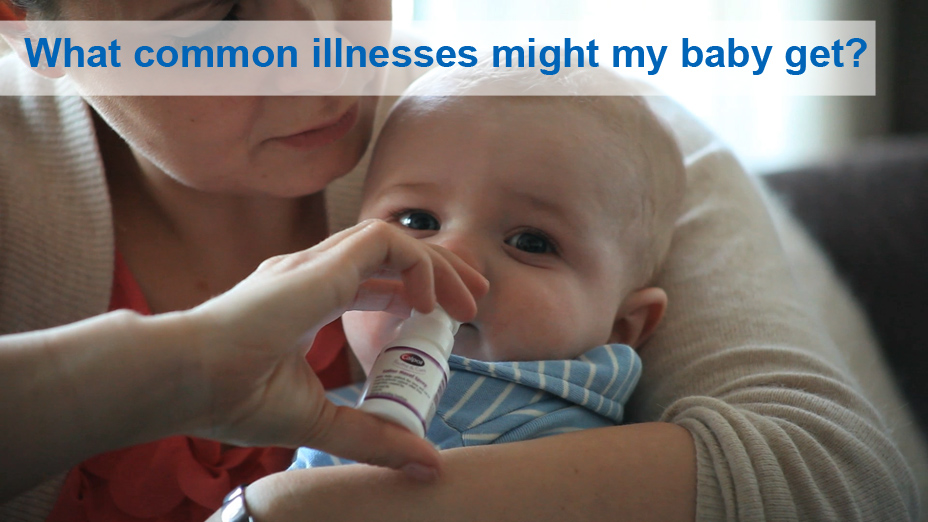 What common illnesses might my baby get?