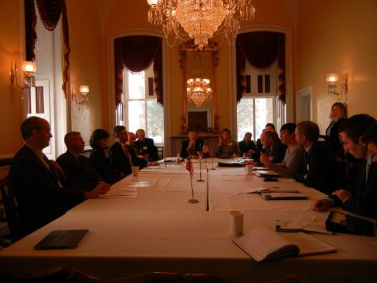 Rep. Paulsen leads members of the House Friends of Norway Caucus in hosting Norway's Foreign Affairs Committee 