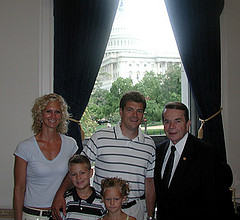 Rep. Kildee and the Rechsteiner family