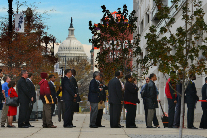 Washington Nationals and the U.S. Chamber of Commerce's National Chamber Foundation hold a job fair for the military in Washington, DC.