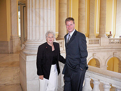 Rep. Foxx and Daric Beiter, the 2007 Teacher in Congress