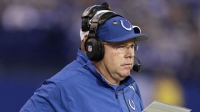 Colts coordinator Bruce Arians hospitalized