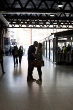 A kiss is just a kiss: love was in the air at London Bridge