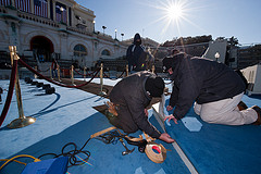 Construction for 2009 Inaugural