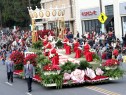 Rose Queen Vanessa Natalie Manjarrez and her court wave on the parade route during the 124th Rose Parade Presented By Honda on January 1, 2013 in Pasadena, California. (credit: Frederick M. Brown/Getty Images)