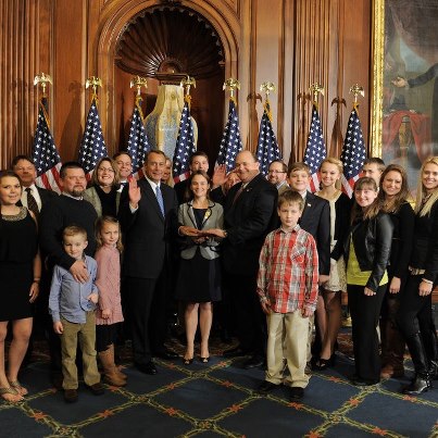 Photo: Happy to have my family in Washington with me yesterday during the swearing-in ceremony for the 113th Congress.