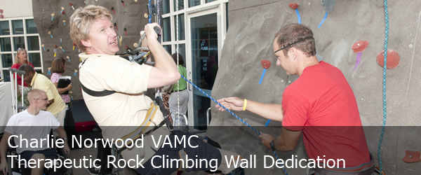 Therapeutic Rock Climbing Wall Dedication Ceremony