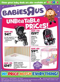 Babies R Us - Weekly Ad 1/6