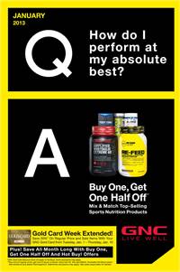 GNC - Sports Nutrition Mailer