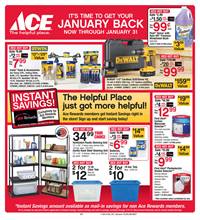 ACE Hardware - Red Hot Buys - January