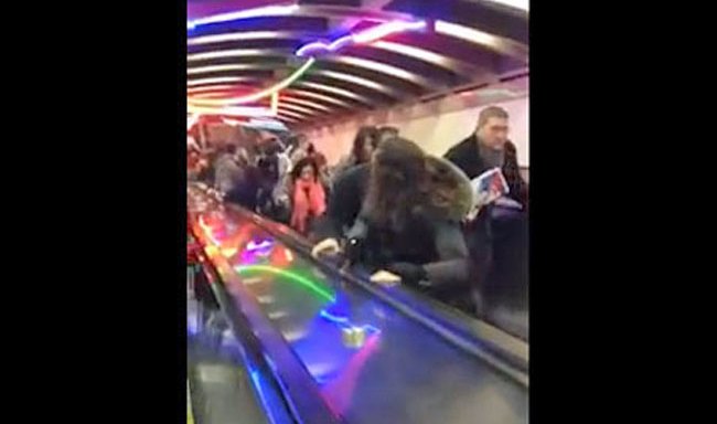 SHOCKING VIDEO: Several injured after PATH escalator suddenly changes direction during rush hour