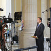 07-11-12 Congressman Duffy preparing to speak on Andrea Mitchell Reports