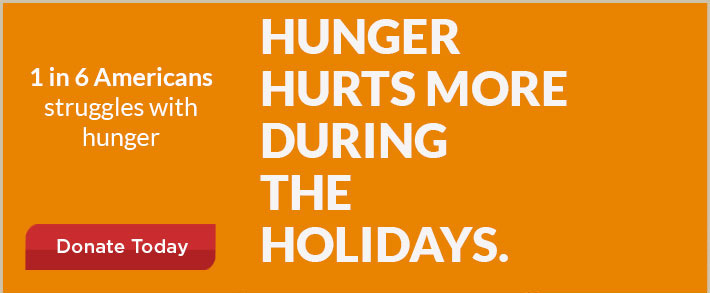 Hunger hurts more during the holidays