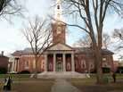 Top schools like Harvard, seen here in 2000, often offer scholarships and other financial incentives, but they are finding it hard to increase the socioeconomic diversity on campus.