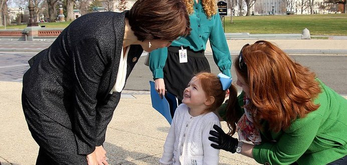 Photo: Grateful for all the children and their families -- including this sweet girl, Katie -- who came to this morning's "Protecting America's Future" event at the United States Capitol. We're working every day to protect America's children and middle-class families from out-of-control spending and a growing national debt.  And if we work together, I'm confident we can do it.