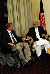 Langevin meets wtih Afghan President Hamid Karzai - May 2009
