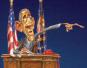 Cartoon of Obama pointing a finger