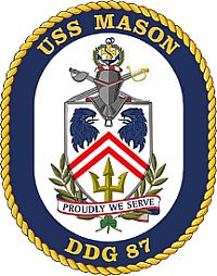 USS Mason (DDG 87) ship crest