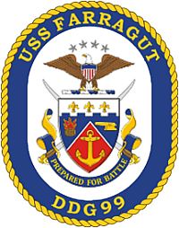 USS Farragut (DDG 99) ship crest