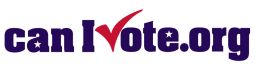 Can I Vote Logo How to Register to Vote