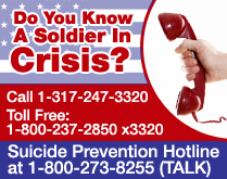 Soldier in Crisis Hotline