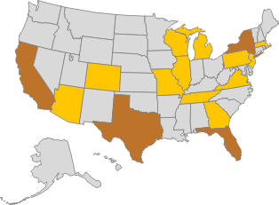 U.S. State RECS Region Map