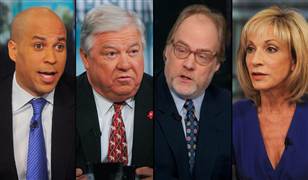 Image: Cory Booker, Haley Barbour, Mike Murphy and Andrea Mitchell