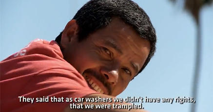 Miguel, Los Angeles carwashero