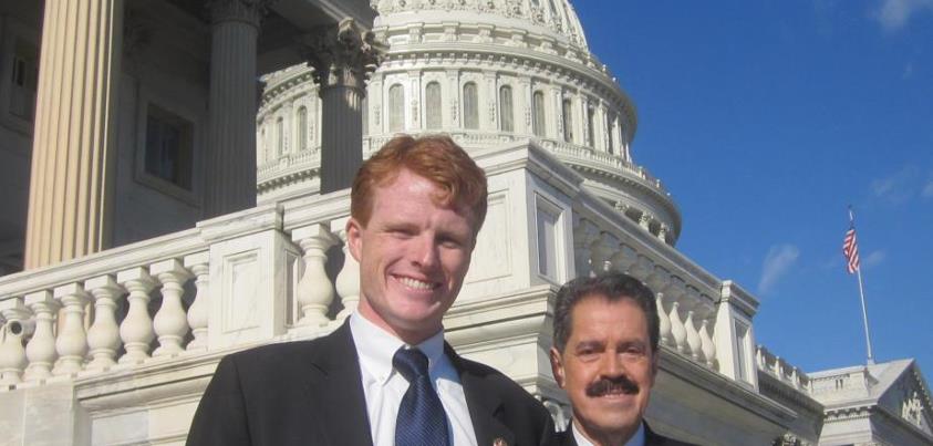 Photo: To people of my generation there were just a few heroes for people like us. Chief among them were Martin Luther King Jr. and the Kennedys. From 1947 until 2011 there was always a Kennedy in Congress. In 2013 that tradition has been renewed, as we welcome Congressman Joseph P. Kennedy III to the U.S. House of Representatives. I am honored to continue to serve alongside people from a family with such a proud tradition of public service. Their dedication working on behalf of the poor, the downtrodden, the working class and those without a powerful voice has never wavered across generations. Their values are a testament to the best in American political history, past and present.