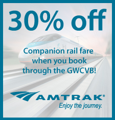 Amtrak Visitor Discount Ad