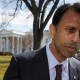 Louisiana Governor Jindal talks to the press after a meeting in Washington