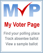 My Voter Page ~ Find your polling place and track your ballot.