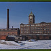 Railroad cars and factory buildings in Lawrence, Mass.  (LOC)