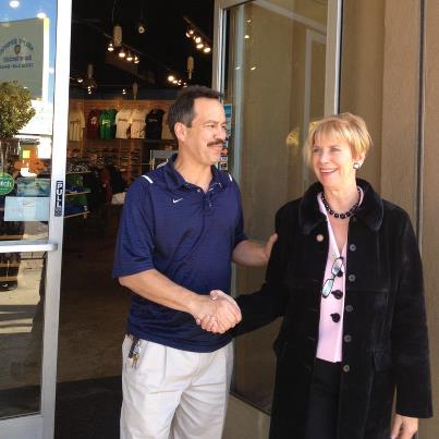 Photo: Thank you to Angel Colon, owner of Sport Port, for joining me on my stop in South Gate's Tweedy Mile.