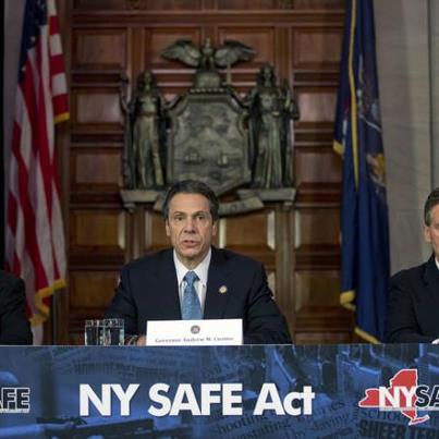 Photo: New York Governor Andrew Cuomo won a legislative vote to toughen gun controls and make it easier to keep firearms from the mentally ill. | http://bloom.bg/W4vO2m

(Photo: AP Photo/Mike Groll)