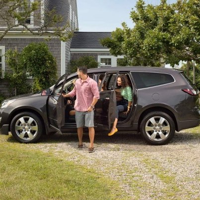 Photo: It's obvious the Traverse was designed with your needs in mind. With seating for up to 8, what will you use it for - carpool, a night with friends, or a long road trip?