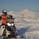 Photo: "Here is a picture of Sarah Lutz, snow machining in the Denali Foothills of Petersville, Alaska." - Platinum Properties, Anchorage, AK
Photo credit Platinum Properties