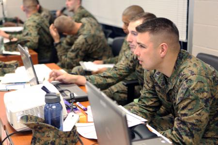 Nighttime squad challenge prepares Marines for upcoming deployment