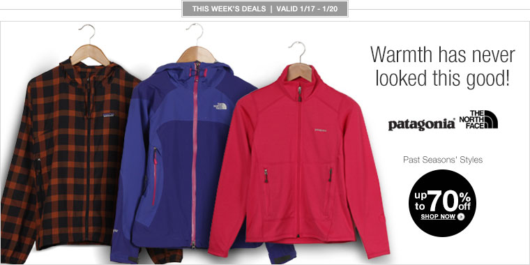 Patagonia and The North Face Up to 70% Off