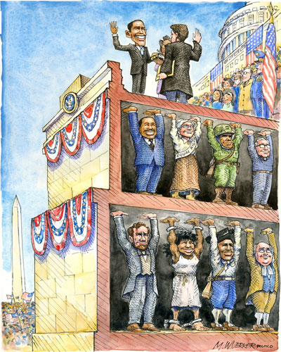 A cartoonist's eye view of Obama's first term