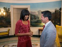 Michelle Obama Has Bangs