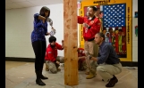 The President And First Lady Participate In The National Day of Service