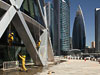 Photo: Window washers descend Tornado Tower in Doha, Qatar.