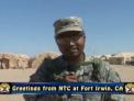 2BCT – Greetings from NTC – Pfc. Persad