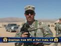 2BCT – Greetings from NTC – Spc. Gardner