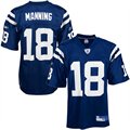 Reebok NFL Equipment Indianapolis Colts #18 Peyton Manning Royal Blue Replica Football Jersey