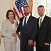 Leader Pelosi, Bradford Wells and Anthony Makk