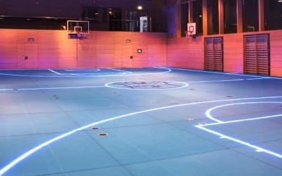 Photo: This Tron-style floor may be the future of sports http://cnet.co/WoiEhf