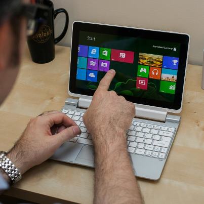 Photo: The Acer Iconia W510 hybrid bets big on battery life. Check out our review: http://cnet.co/Qb4n6c